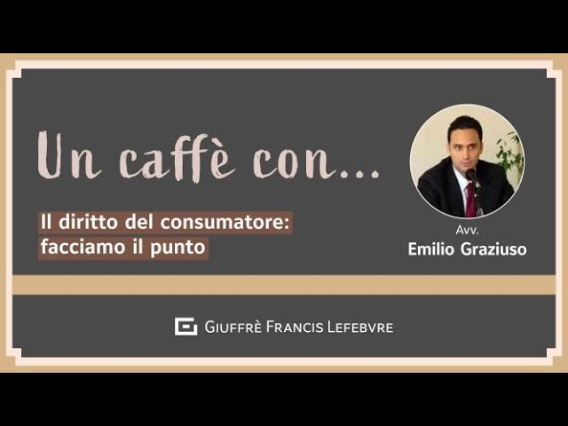 Un caffè con…Emilio Graziuso