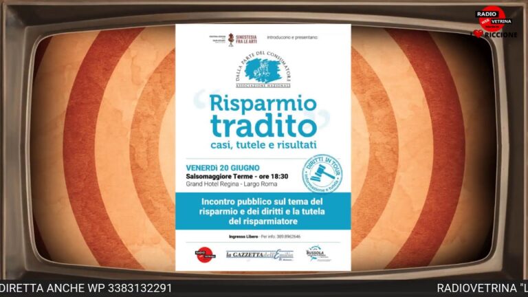 Approfondimento Radiovetrina – “Dalla Parte del Consumatore”: dal caso Parmalat a FWU Assicurazioni